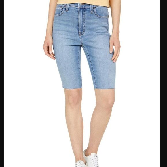 Madewell Roadtripper Supersoft Biker Shorts in Boerum Wash in Size 26 - Picture 1 of 13